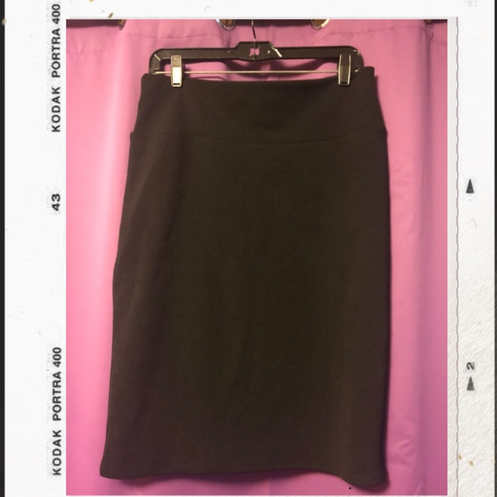 Black lularoe pencil skirt size L